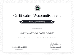 Node.js (Intermediate) Badge